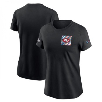 Women's San Francisco 49ers Black 2023 Crucial Catch Sideline Tri-Blend T-Shirt(Run Small) Women's San Francisco 49ers Black 2023 Crucial Catch Sideline Tri-Blend T-Shirt(Run Small)