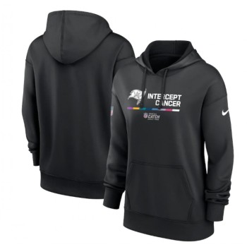 Women's Tampa Bay Buccaneers 2022 Black NFL Crucial Catch Therma Performance Pullover Hoodie(Run Small) Women's Tampa Bay Buccaneers 2022 Black NFL Crucial Catch Therma Performance Pullover Hoodie(Run Small)