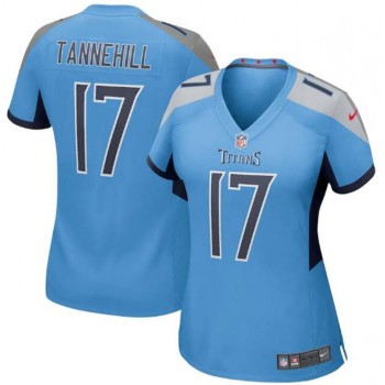 Women's Tennessee Titans #17 Ryan Tannehill Blue Vapor Untouchable Limited Stitched Football Jersey(Run Small) Women's Tennessee Titans #17 Ryan Tannehill Blue Vapor Untouchable Limited Stitched Football Jersey(Run Small)