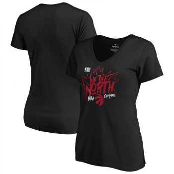 Women's Toronto Raptors Black 2019 NBA Finals Champions ISO T-Shirt Women's Toronto Raptors Black 2019 NBA Finals Champions ISO T-Shirt