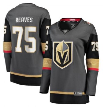 Women's Vegas Golden Knights #75 Ryan Reaves Gray Stitched Jersey Women's Vegas Golden Knights #75 Ryan Reaves Gray Stitched Jersey