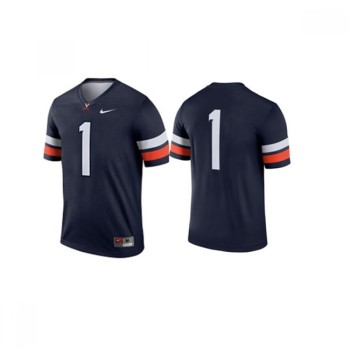 Women's Virginia Cavaliers Navy Dri-fit Legend Stitched Football Jersey Women's Virginia Cavaliers Navy Dri-fit Legend Stitched Football Jersey
