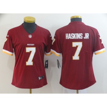 Women's Washington Redskins #7 Dwayne Haskins JR Red 2019 Vapor Untouchable Limited Stitched NFL Jersey Women's Washington Redskins #7 Dwayne Haskins JR Red 2019 Vapor Untouchable Limited Stitched NFL Jersey