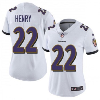 Women's Baltimore Ravens #22 Derrick Henry White Vapor Untouchable Limited NFL Jersey Women's Baltimore Ravens #22 Derrick Henry White Vapor Untouchable Limited NFL Jersey