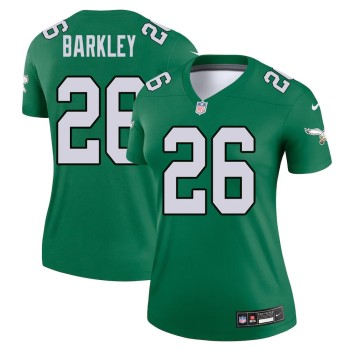 Women's Philadelphia Eagles #26 Saquon Barkley Green Vapor Untouchable Legend Stitched Football Jersey Women's Philadelphia Eagles #26 Saquon Barkley Green Vapor Untouchable Legend Stitched Football Jersey