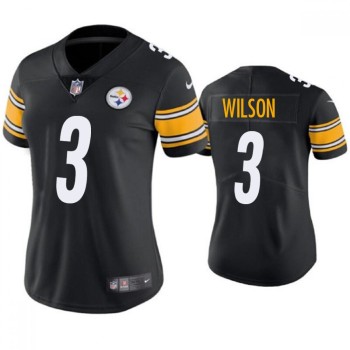 Women's Pittsburgh Steelers #3 Russell Wilson Pickett Black Vapor Untouchable Limited Jersey Women's Pittsburgh Steelers #3 Russell Wilson Pickett Black Vapor Untouchable Limited Jersey