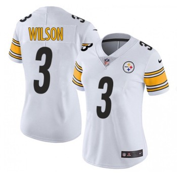 Women's Pittsburgh Steelers #3 Russell Wilson White Vapor Untouchable Limited Jersey Women's Pittsburgh Steelers #3 Russell Wilson White Vapor Untouchable Limited Jersey