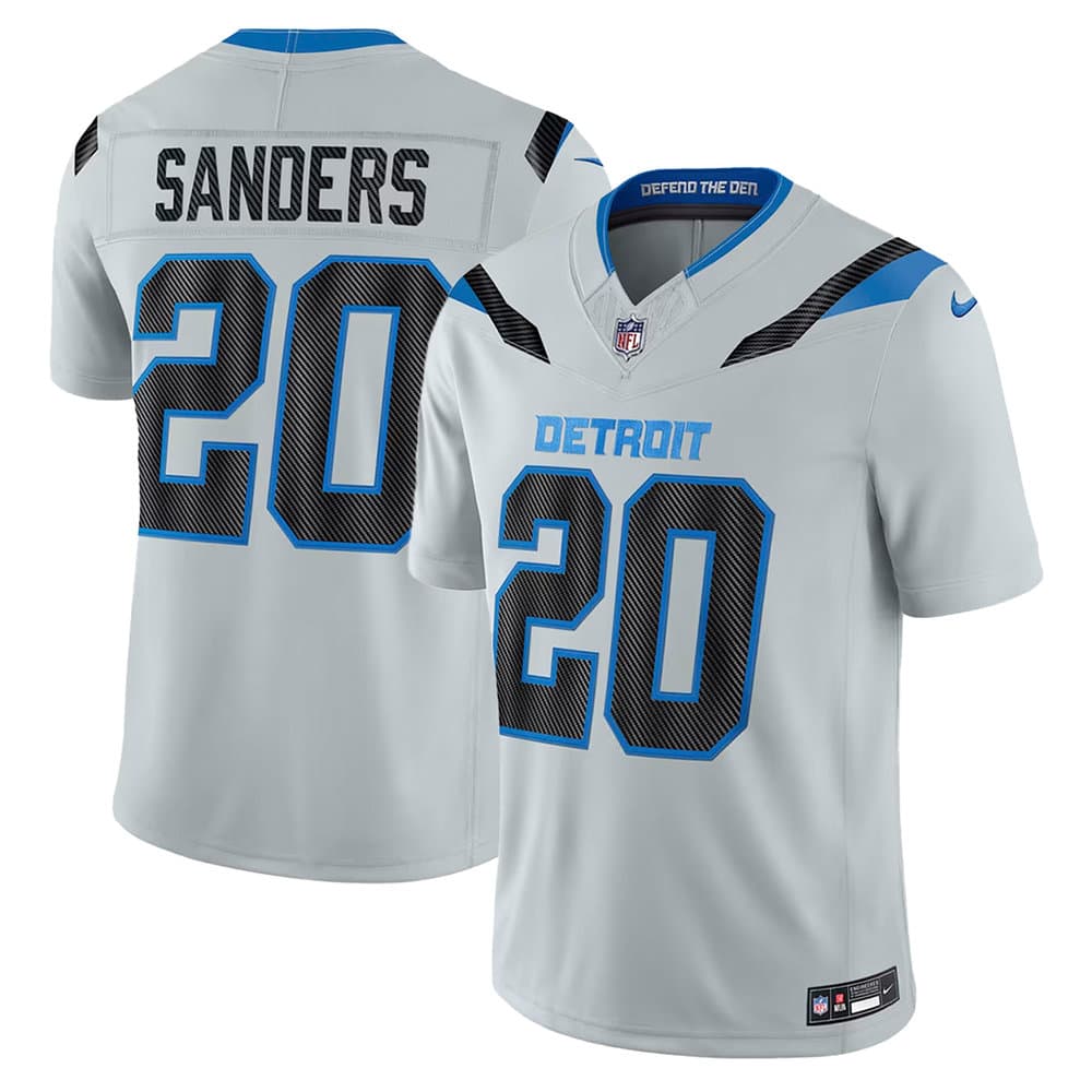 Youth Detroit Lions #20 Barry Sanders Grey 2026 Rivalries Collection Vapor F.U.S.E. Limited Jersey