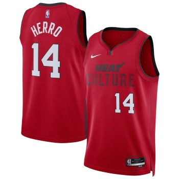 Unisex Miami Heat Tyler Herro Red 2024/25 Swingman Player Jersey - City Edition Unisex Miami Heat Tyler Herro Red 2024/25 Swingman Player Jersey - City Edition