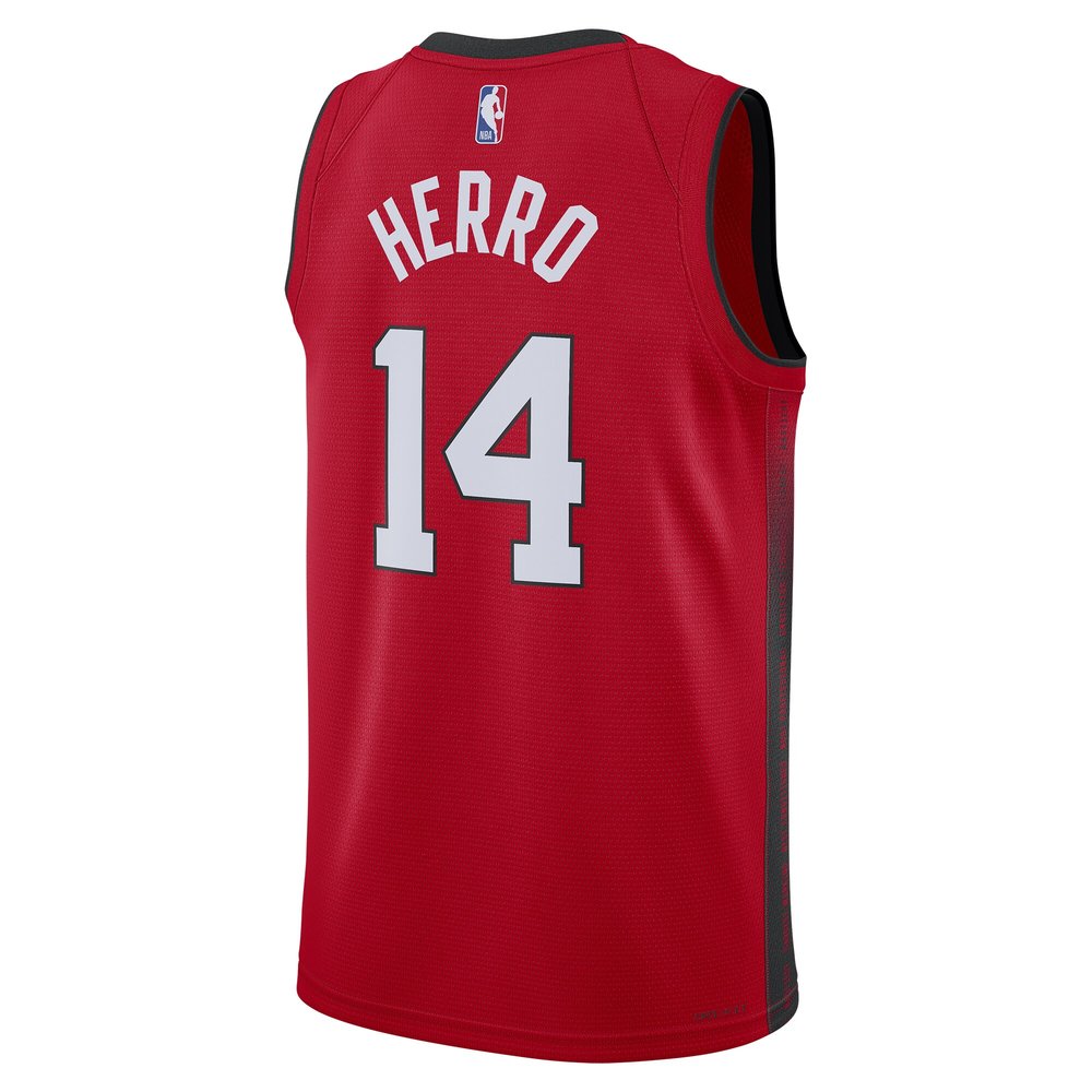 Unisex Miami Heat Tyler Herro Red 2024/25 Swingman Player Jersey - City Edition