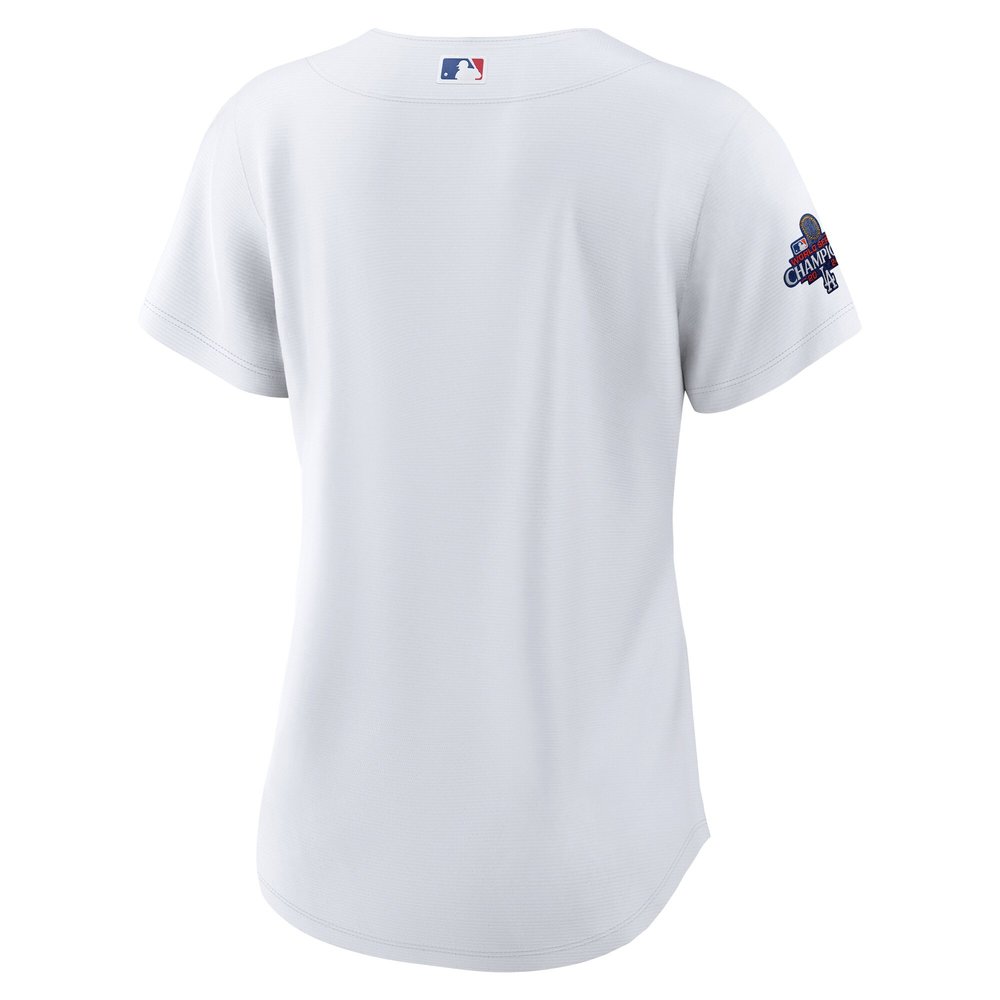 Women's Los Angeles Dodgers  White 2024 World Series Champions Home Replica Jersey