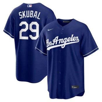 Youth Los Angeles Dodgers #29 Tarik Skubal Nike Royal Alternate Replica Jersey