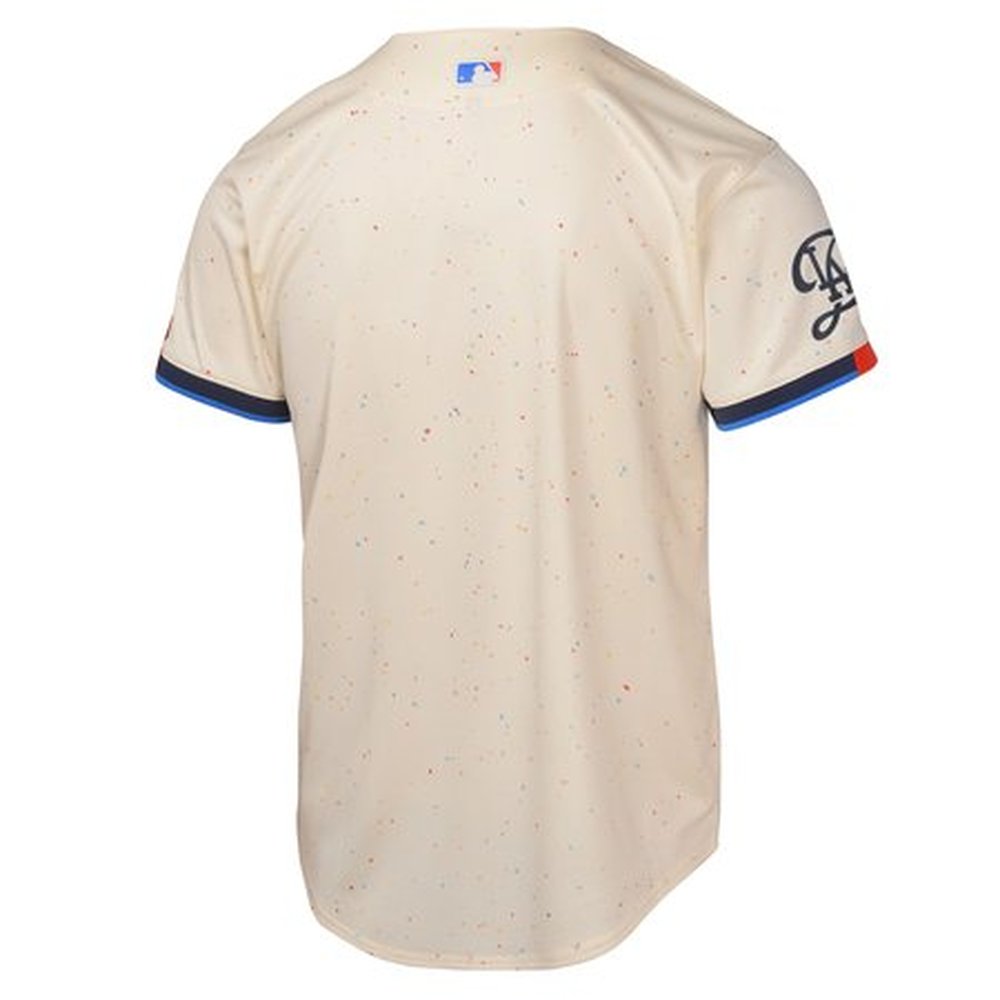 Youth Los Angeles Dodgers Cream 2024 City Connect Limited Jersey