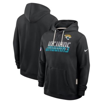 Men's Jacksonville Jaguars Black Sideline Standard Issue Top Prospect Dri-FIT Hoodie