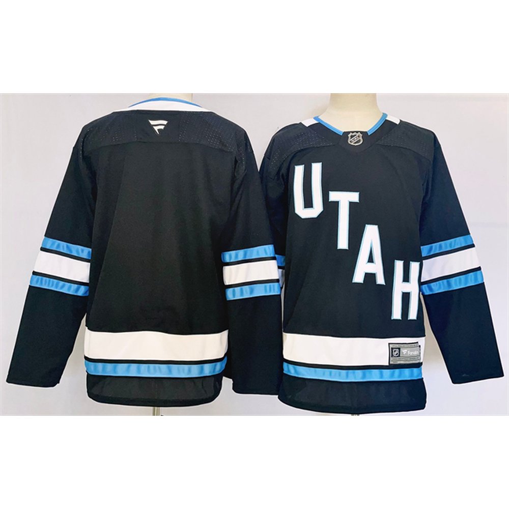 Men's Utah Mammoth Custom Navy Stitched Premium Jersey Men's Utah Mammoth Custom Navy Stitched Premium Jersey