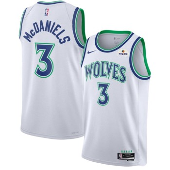 Men's Minnesota Timberwolves #3 Jaden McDaniels White 2026/27 Association Edition Jersey Men's Minnesota Timberwolves #3 Jaden McDaniels White 2026/27 Association Edition Jersey
