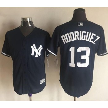 Yankees #13 Alex Rodriguez Navy Blue New Cool Base Stitched MLB Jersey Yankees #13 Alex Rodriguez Navy Blue New Cool Base Stitched MLB Jersey