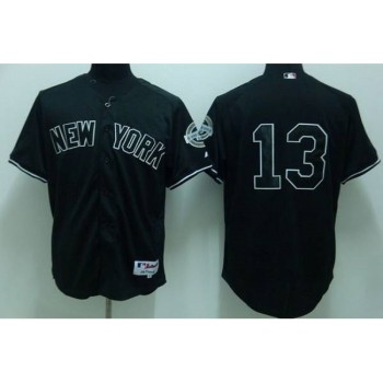 Yankees #13 Alex Rodriguez Stitched Black MLB Jersey Yankees #13 Alex Rodriguez Stitched Black MLB Jersey