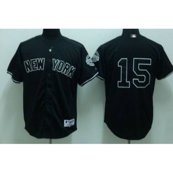 Yankees #15 Thurman Munson Stitched Black MLB Jersey Yankees #15 Thurman Munson Stitched Black MLB Jersey