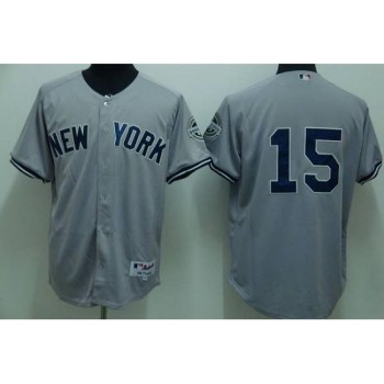 Yankees #15 Thurman Munson Stitched Grey MLB Jersey Yankees #15 Thurman Munson Stitched Grey MLB Jersey