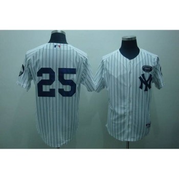 Yankees #25 Mark Teixeira White GMS The Boss Stitched MLB Jersey Yankees #25 Mark Teixeira White GMS The Boss Stitched MLB Jersey