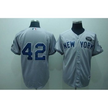 Yankees #42 Mariano Rivera Grey GMS The Boss Stitched MLB Jersey Yankees #42 Mariano Rivera Grey GMS The Boss Stitched MLB Jersey