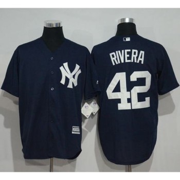 Yankees #42 Mariano Rivera Navy Blue New Cool Base Stitched MLB Jersey