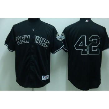 Yankees #42 Mariano Rivera Stitched Black Youth MLB Jersey Yankees #42 Mariano Rivera Stitched Black Youth MLB Jersey