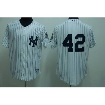 Yankees #42 Mariano Rivera Stitched White MLB Jersey Yankees #42 Mariano Rivera Stitched White MLB Jersey