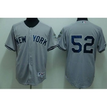 Yankees #52 C.C. Sabathia Stitched Grey MLB Jersey Yankees #52 C.C. Sabathia Stitched Grey MLB Jersey