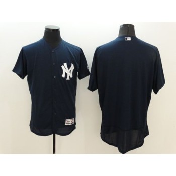 Yankees Blank Navy Blue Flexbase Authentic Collection Stitched MLB Jersey Yankees Blank Navy Blue Flexbase Authentic Collection Stitched MLB Jersey