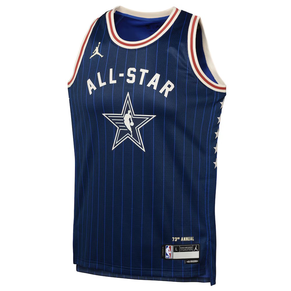 Youth #0 Jayson Tatum Navy 2024 NBA All-Star Game Swingman Jersey