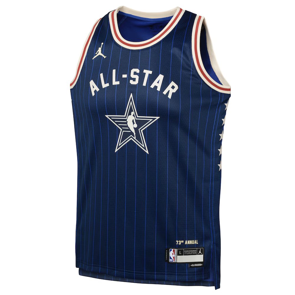 Youth #21 Joel Embiid Navy 2024 NBA All-Star Game Swingman Jersey