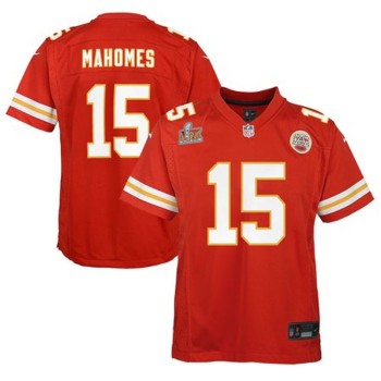 Youth Kansas City Chiefs #15 Patrick Mahomes Red Super Bowl LIX Game Player Jersey Youth Kansas City Chiefs #15 Patrick Mahomes Red Super Bowl LIX Game Player Jersey