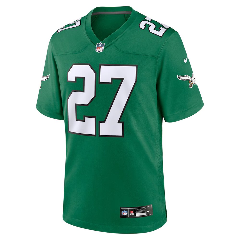 Youth #27 Quinyon Mitchell Kelly Green Philadelphia Eagles Alternate Game Jersey Youth #27 Quinyon Mitchell Kelly Green Philadelphia Eagles Alternate Game Jersey