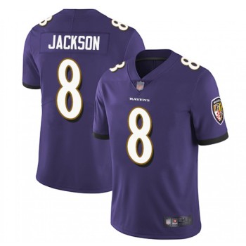 Youth Baltimore Ravens #8 Lamar Jackson Purple Vapor Untouchable NFL Jersey Youth Baltimore Ravens #8 Lamar Jackson Purple Vapor Untouchable NFL Jersey