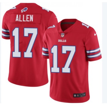 Youth Buffalo Bills #17 Josh Allen Red Vapor Untouchable Limited Stitched NFL Jersey Youth Buffalo Bills #17 Josh Allen Red Vapor Untouchable Limited Stitched NFL Jersey