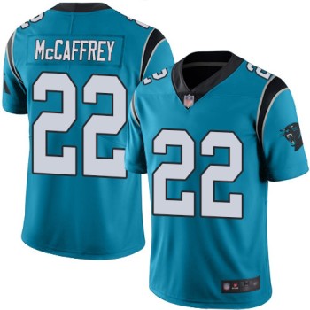 Youth Carolina Panthers #22 Christian McCaffrey Blue Vapor Untouchable Limited Stitched NFL Jersey Youth Carolina Panthers #22 Christian McCaffrey Blue Vapor Untouchable Limited Stitched NFL Jersey