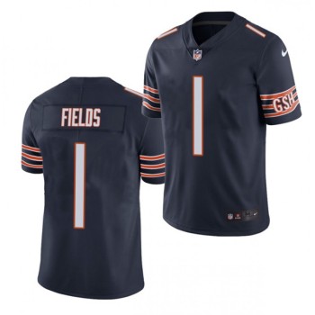 Youth Chicago Bears #1 Justin Fields Navy 2021 NFL Draft Vapor Untouchable Limited Stitched Jersey Youth Chicago Bears #1 Justin Fields Navy 2021 NFL Draft Vapor Untouchable Limited Stitched Jersey