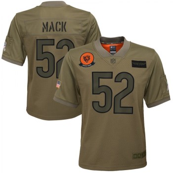 Youth Chicago Bears #52 Khalil Mack 2019 Camo Salute To Service Stitched NFL Jersey Youth Chicago Bears #52 Khalil Mack 2019 Camo Salute To Service Stitched NFL Jersey
