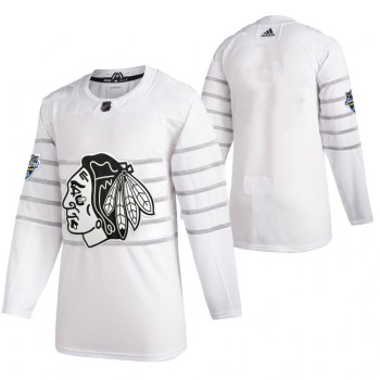Youth Chicago Blackhawks Blank 2020 White All-star Stitched Jersey Youth Chicago Blackhawks Blank 2020 White All-star Stitched Jersey