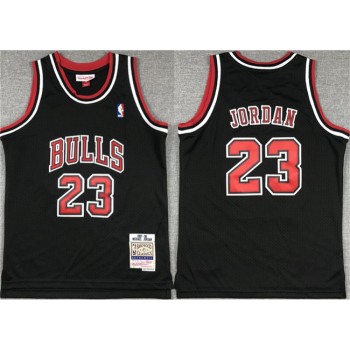 Youth Chicago Bulls #23 Michael Jordan Black Stitched Basketball Jersey Youth Chicago Bulls #23 Michael Jordan Black Stitched Basketball Jersey