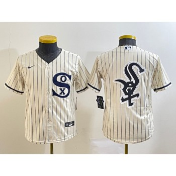 Youth Chicago White Sox Cream Team Big Logo Stitched Jersey 01 Youth Chicago White Sox Cream Team Big Logo Stitched Jersey 01