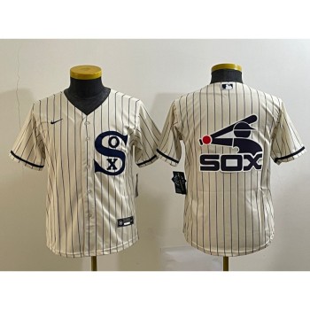 Youth Chicago White Sox Cream Team Big Logo Stitched Jersey 03 Youth Chicago White Sox Cream Team Big Logo Stitched Jersey 03