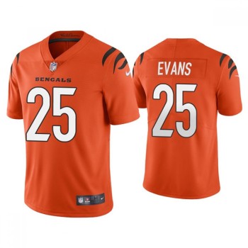 Youth Cincinnati Bengals #25 Chris Evans Orange Vapor Untouchable Limited Stitched Jersey Youth Cincinnati Bengals #25 Chris Evans Orange Vapor Untouchable Limited Stitched Jersey