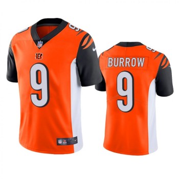 Youth Cincinnati Bengals #9 Joe Burrow Orange Vapor Untouchable Limited Stitched Jersey Youth Cincinnati Bengals #9 Joe Burrow Orange Vapor Untouchable Limited Stitched Jersey