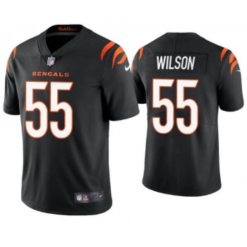 Youth Cincinnati Bengals #55 Logan Wilson Black Vapor Untouchable Limited Stitched Jersey Youth Cincinnati Bengals #55 Logan Wilson Black Vapor Untouchable Limited Stitched Jersey