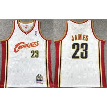 Youth Cleveland Cavaliers #23 LeBron James White Stitched Jersey Youth Cleveland Cavaliers #23 LeBron James White Stitched Jersey