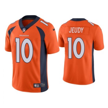 Youth Denver Broncos #10 Jerry Jeudy Orange Vapor Untouchable Limited Stitched Jersey Youth Denver Broncos #10 Jerry Jeudy Orange Vapor Untouchable Limited Stitched Jersey