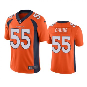 Youth Denver Broncos #55 Bradley Chubb Orange Vapor Untouchable Limited Stitched Jersey Youth Denver Broncos #55 Bradley Chubb Orange Vapor Untouchable Limited Stitched Jersey